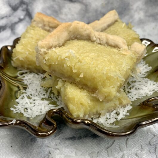 Coconut Custard Pie Squares