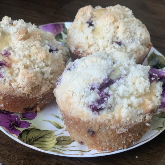 Blueberry Crumb Muffins
