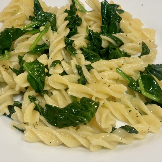 Garlic Spinach Pasta