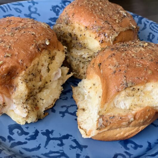 Turkey and Swiss Sliders
