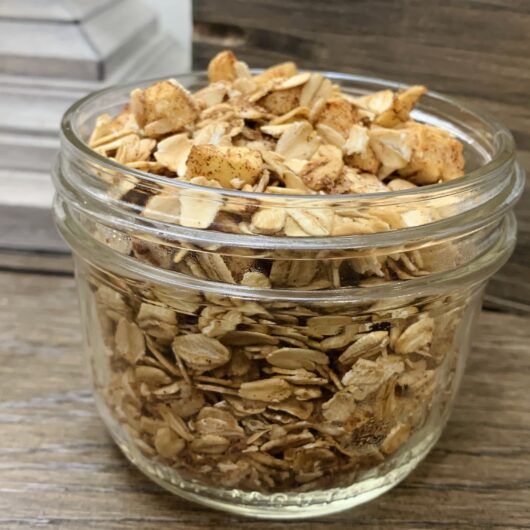 The Easiest Cinnamon Apple Granola