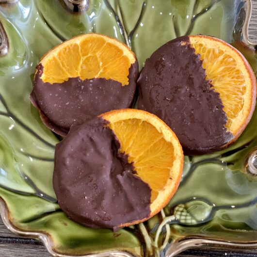 Dark Chocolate Candied Orange Slices