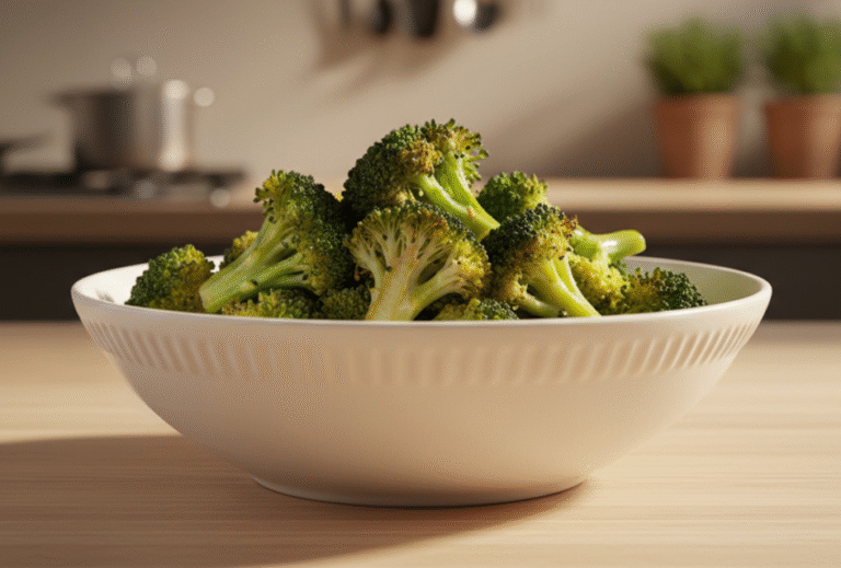Air Fryer Soy Ginger Broccoli