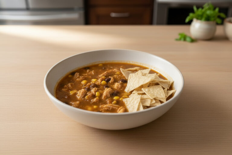 Healthy Chicken Tortilla Soup