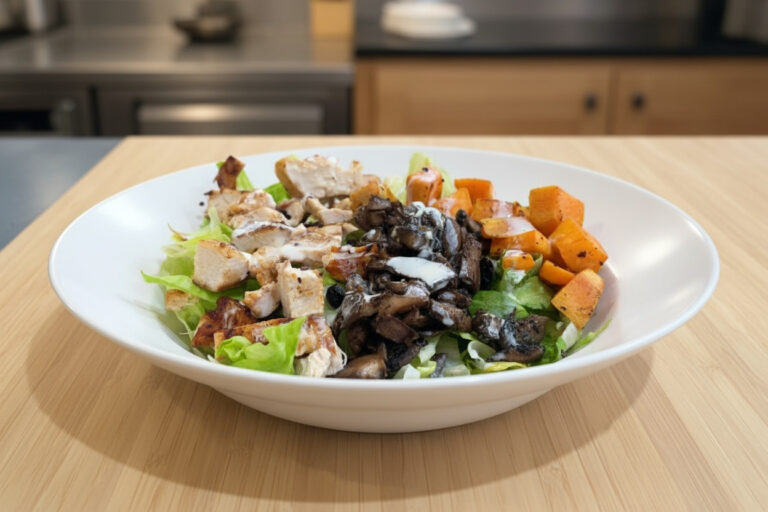 The Best Salad with Dressing