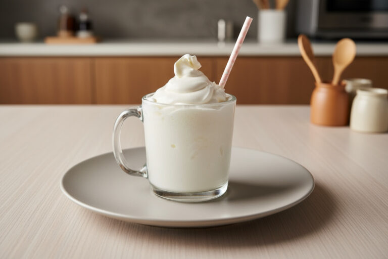 Creamy Vanilla Milkshake