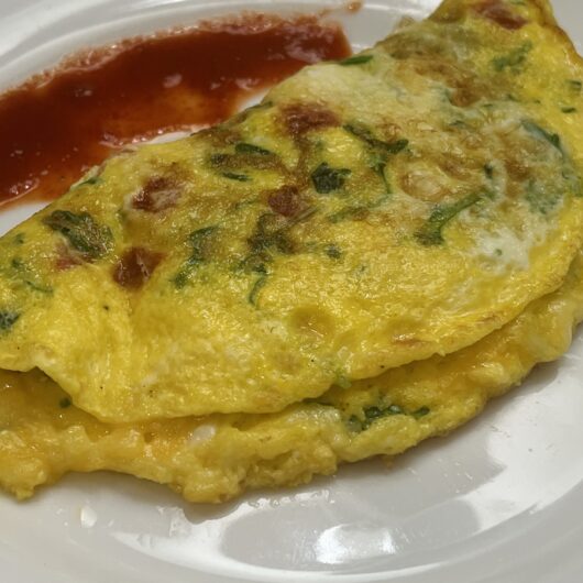 Win Win Vegetarian Breakfast Omelette