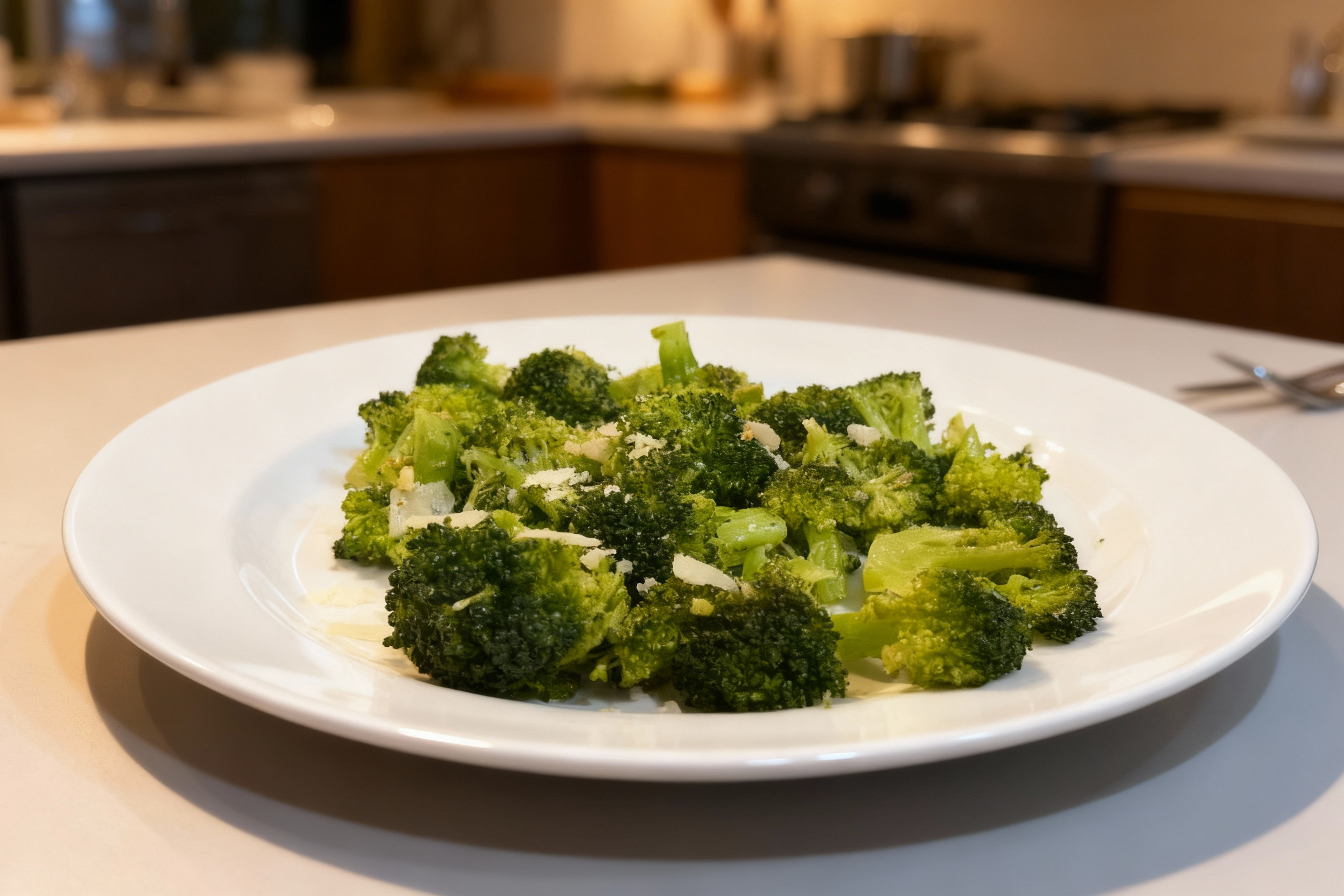 Easy Garlic Seasoned Steamed Broccoli