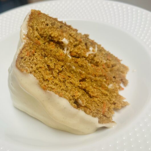 Carrot Cake with Maple Cream Cheese Frosting